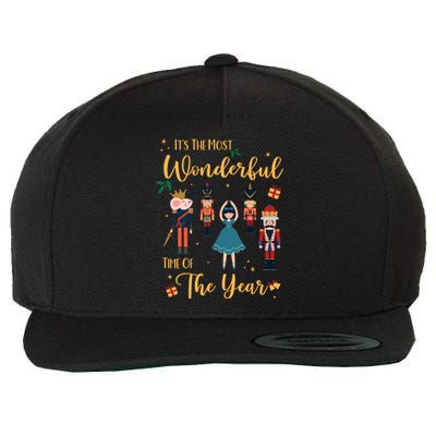 Its The Most Wonderful Time Of The Year Nutcracker Ballet Wool Snapback Cap