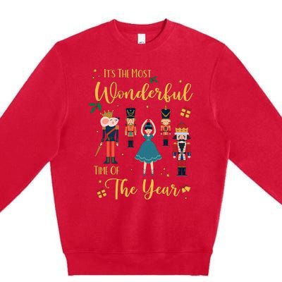 Its The Most Wonderful Time Of The Year Nutcracker Ballet Premium Crewneck Sweatshirt