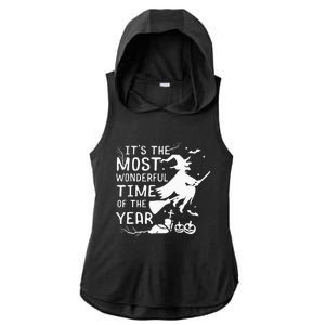 Its The Most Wonderful Time Of The Year Halloween Costume Ladies PosiCharge Tri-Blend Wicking Draft Hoodie Tank