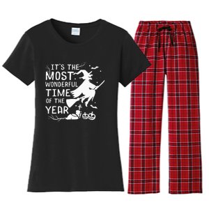 Its The Most Wonderful Time Of The Year Halloween Costume Women's Flannel Pajama Set