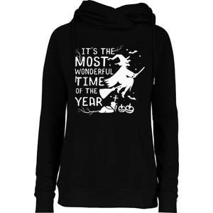 Its The Most Wonderful Time Of The Year Halloween Costume Womens Funnel Neck Pullover Hood