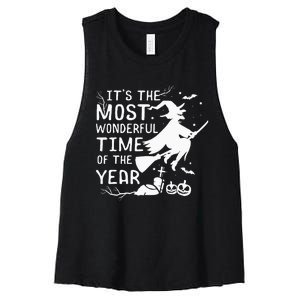 Its The Most Wonderful Time Of The Year Halloween Costume Women's Racerback Cropped Tank