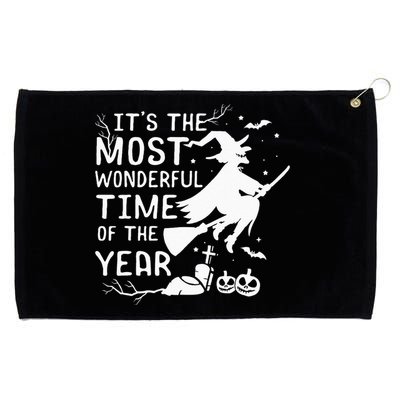 Its The Most Wonderful Time Of The Year Halloween Costume Grommeted Golf Towel