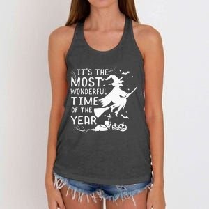 Its The Most Wonderful Time Of The Year Halloween Costume Women's Knotted Racerback Tank