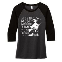 Its The Most Wonderful Time Of The Year Halloween Costume Women's Tri-Blend 3/4-Sleeve Raglan Shirt