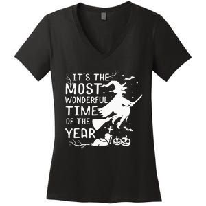 Its The Most Wonderful Time Of The Year Halloween Costume Women's V-Neck T-Shirt