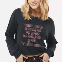 It Took Me 40 Years To Look This Good 40th Birthday Cropped Pullover Crew