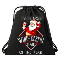 ItS The Most Winederful Time Of The Year Drawstring Bag