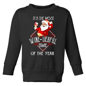 ItS The Most Winederful Time Of The Year Toddler Sweatshirt