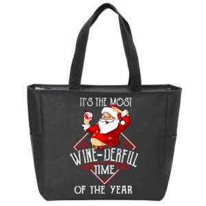 ItS The Most Winederful Time Of The Year Zip Tote Bag