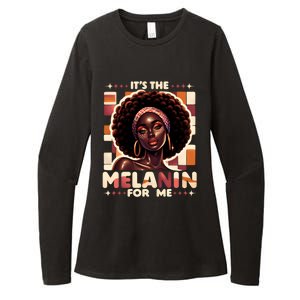 ItS The Melanin For Me Black History Month Melanin Gift Womens CVC Long Sleeve Shirt