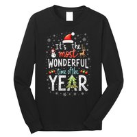 ItS The Most Wonderful Time Of The Year Xmas Christmas Tree Long Sleeve Shirt