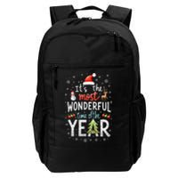 ItS The Most Wonderful Time Of The Year Xmas Christmas Tree Daily Commute Backpack