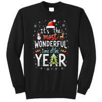 ItS The Most Wonderful Time Of The Year Xmas Christmas Tree Tall Sweatshirt