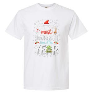 ItS The Most Wonderful Time Of The Year Xmas Christmas Tree Garment-Dyed Heavyweight T-Shirt