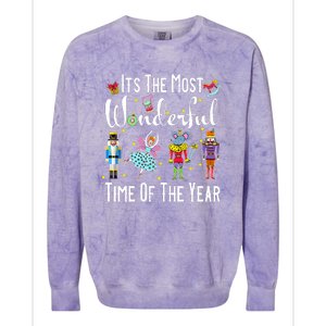 It's The Most Wonderful Time Of The Year Nutcracker Ballet Colorblast Crewneck Sweatshirt