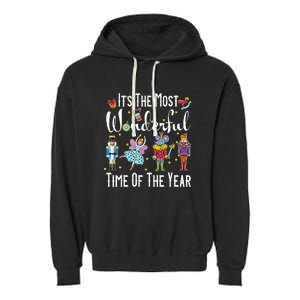 It's The Most Wonderful Time Of The Year Nutcracker Ballet Garment-Dyed Fleece Hoodie