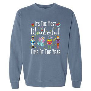 It's The Most Wonderful Time Of The Year Nutcracker Ballet Garment-Dyed Sweatshirt