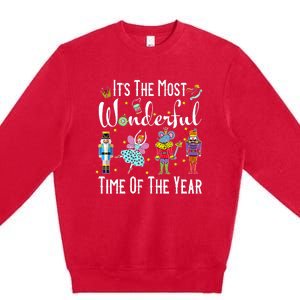 It's The Most Wonderful Time Of The Year Nutcracker Ballet Premium Crewneck Sweatshirt