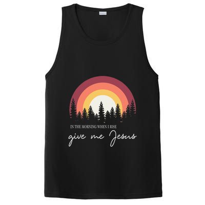 In The Morning When I Rise Give Me Jesus PosiCharge Competitor Tank