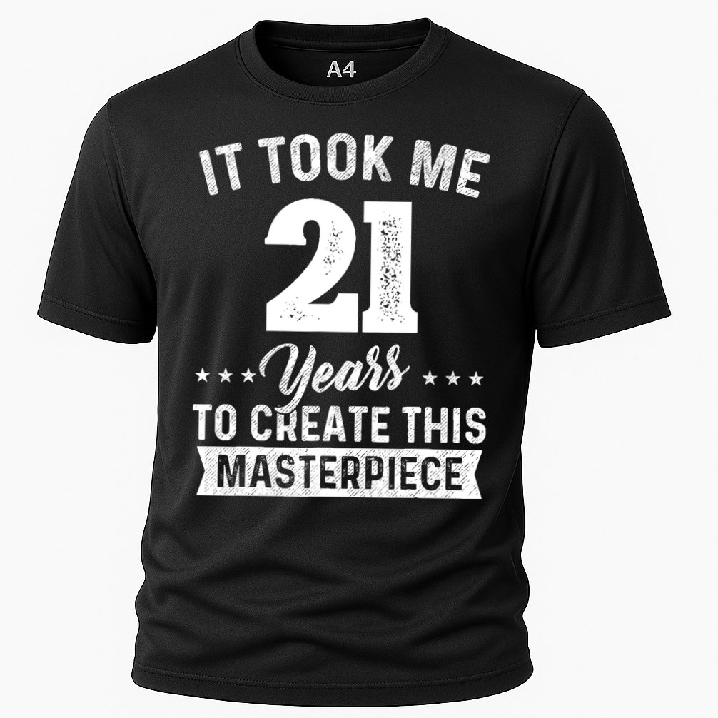 It Took Me 21 Years Masterpiece 21st Birthday 21 Years Old Cooling Performance Crew T-Shirt