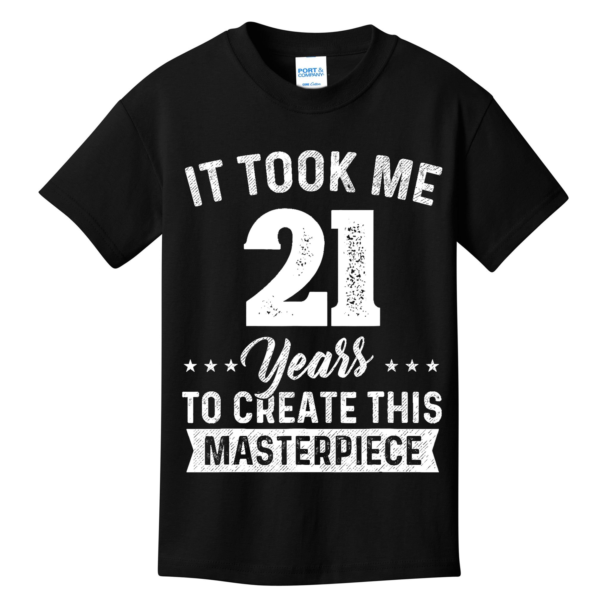 It Took Me 21 Years Masterpiece 21st Birthday 21 Years Old Kids T-Shirt