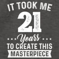 It Took Me 21 Years Masterpiece 21st Birthday 21 Years Old Vector Backpack