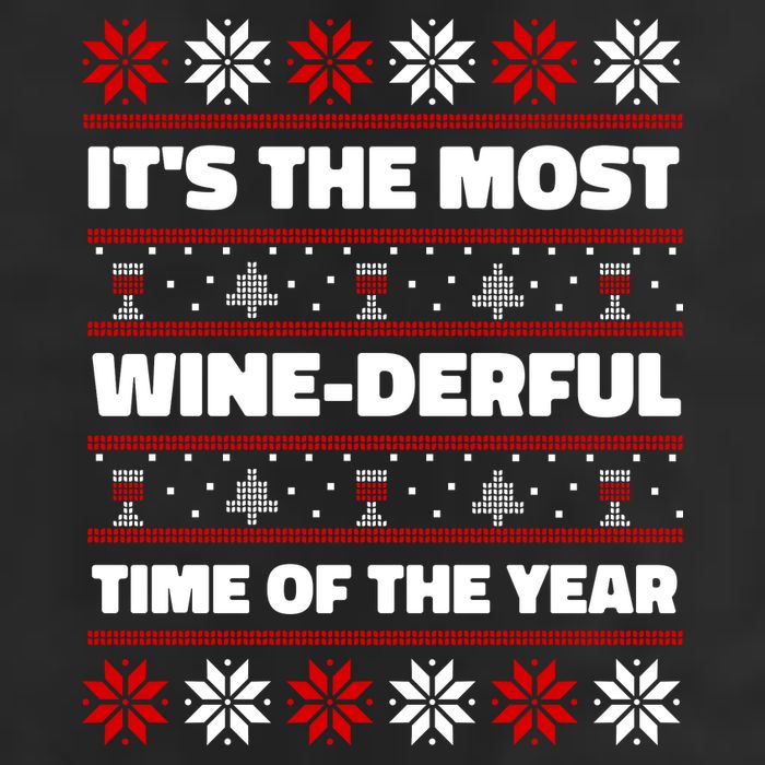 It's The Most WineDerful Time Of The Year Fun Ugly Christmas Cool Comfort Performance Bucket Hat