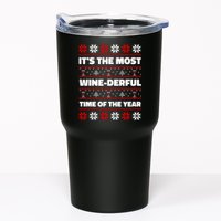 It's The Most WineDerful Time Of The Year Fun Ugly Christmas Tumbler