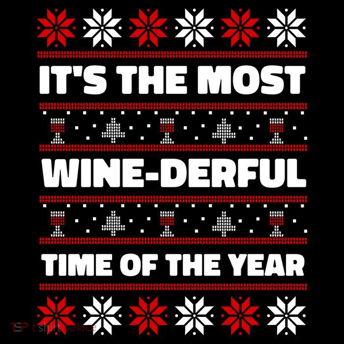 It's The Most WineDerful Time Of The Year Fun Ugly Christmas Visor