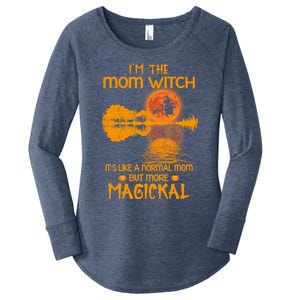 Im The Mom Witch Its Like A Normal Mom Halloween Gift Women's Perfect Tri Tunic Long Sleeve Shirt