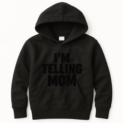 IM Telling Mom Kids Hoodie