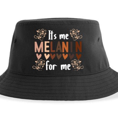 Its The Melanin For Me Black History Month BLM Pan African Sustainable Bucket Hat