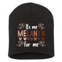 Its The Melanin For Me Black History Month BLM Pan African Short Acrylic Beanie