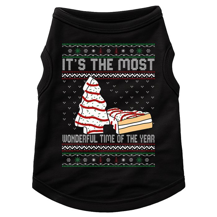 Its The Most Wonderful Time Of The Year Christmas tree cake  Doggie Tank