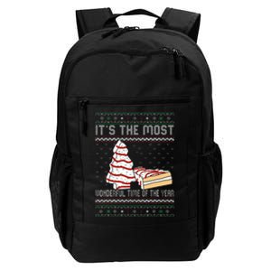 Its The Most Wonderful Time Of The Year Christmas tree cake  Daily Commute Backpack