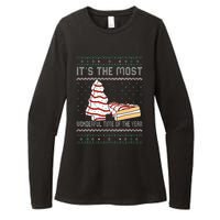 Its The Most Wonderful Time Of The Year Christmas tree cake  Womens CVC Long Sleeve Shirt