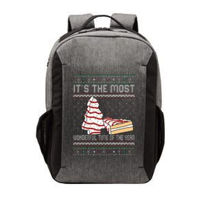 Its The Most Wonderful Time Of The Year Christmas tree cake  Vector Backpack