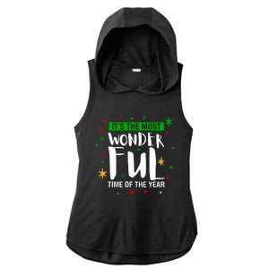 It's The Most Wonderful Time Of The Year Ladies PosiCharge Tri-Blend Wicking Draft Hoodie Tank