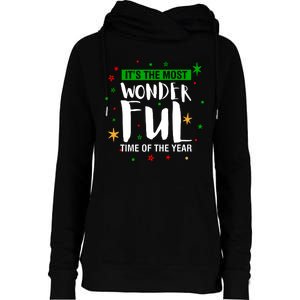 It's The Most Wonderful Time Of The Year Womens Funnel Neck Pullover Hood