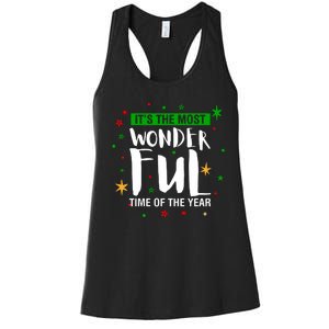 It's The Most Wonderful Time Of The Year Women's Racerback Tank