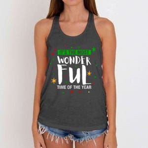 It's The Most Wonderful Time Of The Year Women's Knotted Racerback Tank