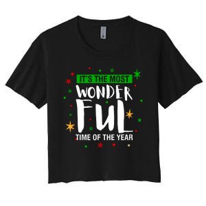 It's The Most Wonderful Time Of The Year Women's Crop Top Tee