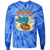 It's The Most Wonderful Time Of The Year Gift Funny Halloween Funny Gift Tie-Dye Long Sleeve Shirt