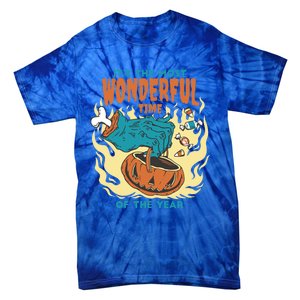 It's The Most Wonderful Time Of The Year Gift Funny Halloween Funny Gift Tie-Dye T-Shirt