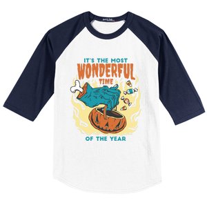 It's The Most Wonderful Time Of The Year Gift Funny Halloween Funny Gift Baseball Sleeve Shirt