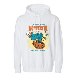 It's The Most Wonderful Time Of The Year Gift Funny Halloween Funny Gift Garment-Dyed Fleece Hoodie