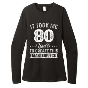 It Took Me 80 Years Masterpiece 80th Birthday 80 Years Old Womens CVC Long Sleeve Shirt