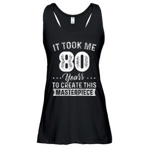 It Took Me 80 Years Masterpiece 80th Birthday 80 Years Old Ladies Essential Flowy Tank