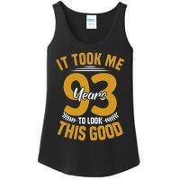 It Took Me 93 Years To Look This Good 93th Birthday Ladies Essential Tank